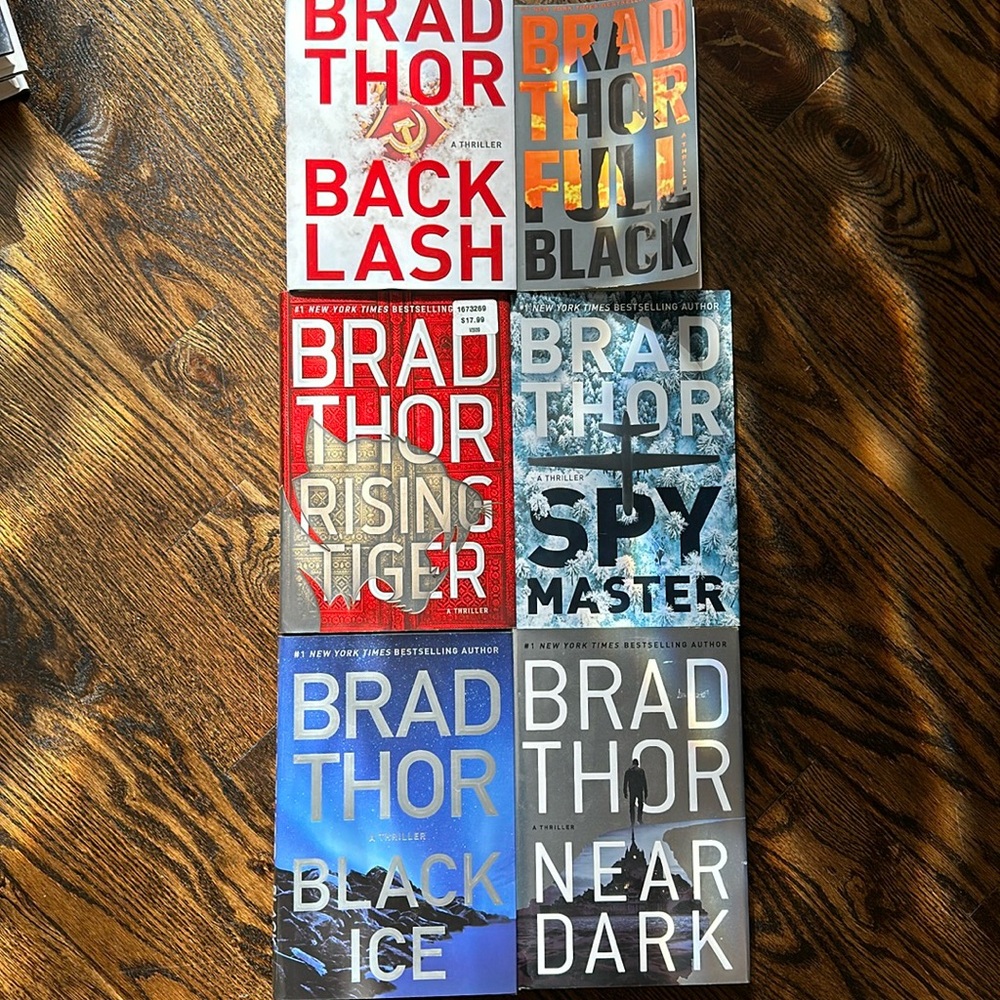 Author Brad Thor 6 Book Bundle